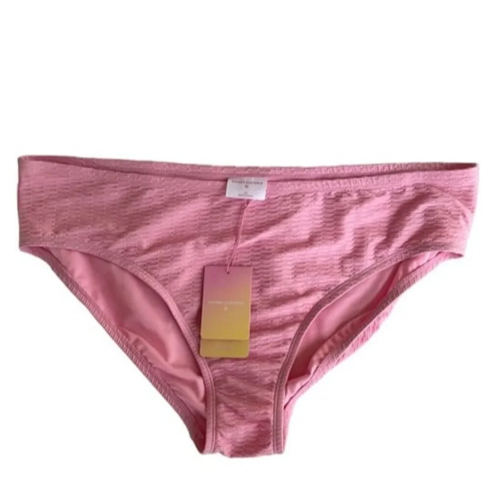 NWT STONEY CLOVER Pink Hipster Bikini Bottom Separates - Size 2X (20W-22W) - Picture 1 of 4